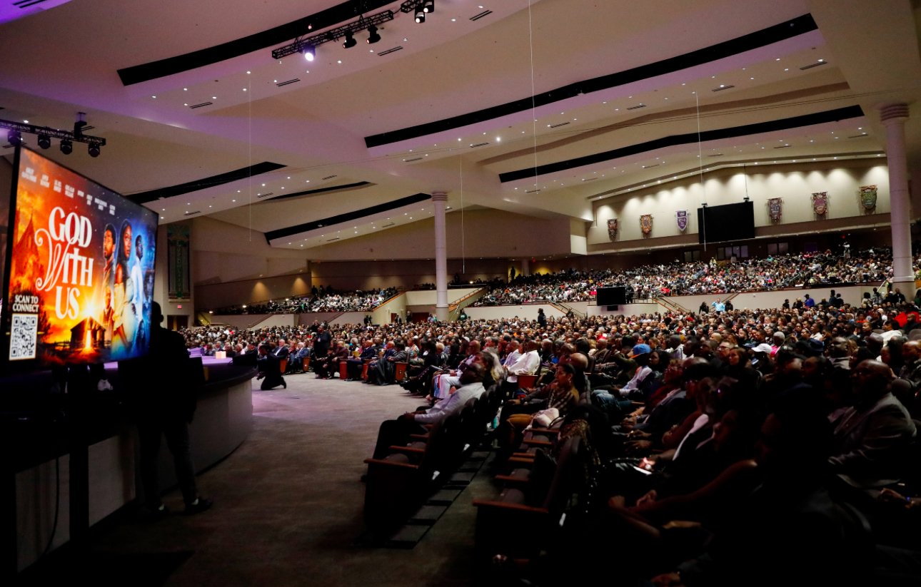 More than 4,000 guests at First Baptist Glenarden for the GOD WITH US premiere